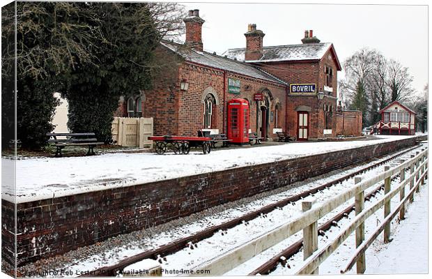 Hadlow Road Station Canvas Print by Rob Lester