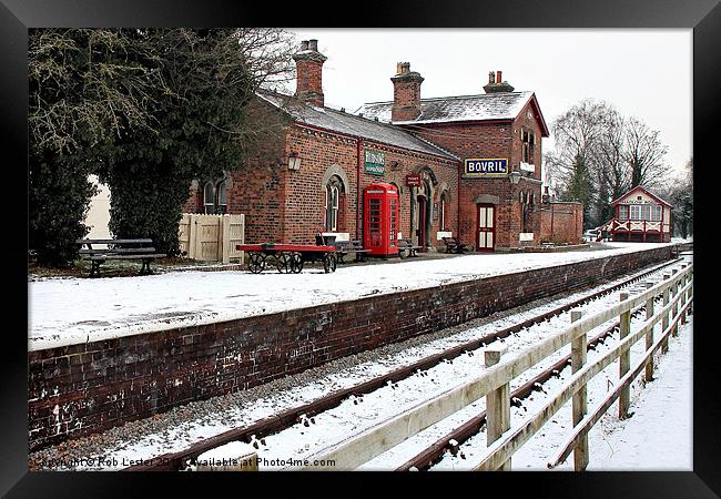 Hadlow Road Station Framed Print by Rob Lester