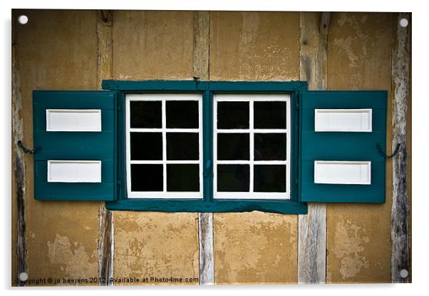 old style windows Acrylic by Jo Beerens