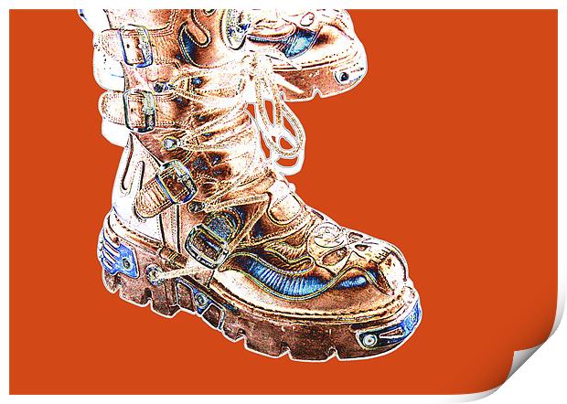 Fill yer Boots Print by Wayne Molyneux