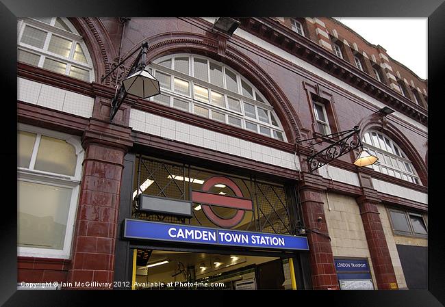 Camden Town Station Framed Print by Iain McGillivray