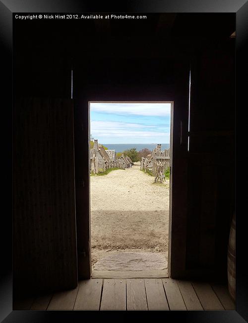 Doorway in Time Framed Print by Nick Hirst