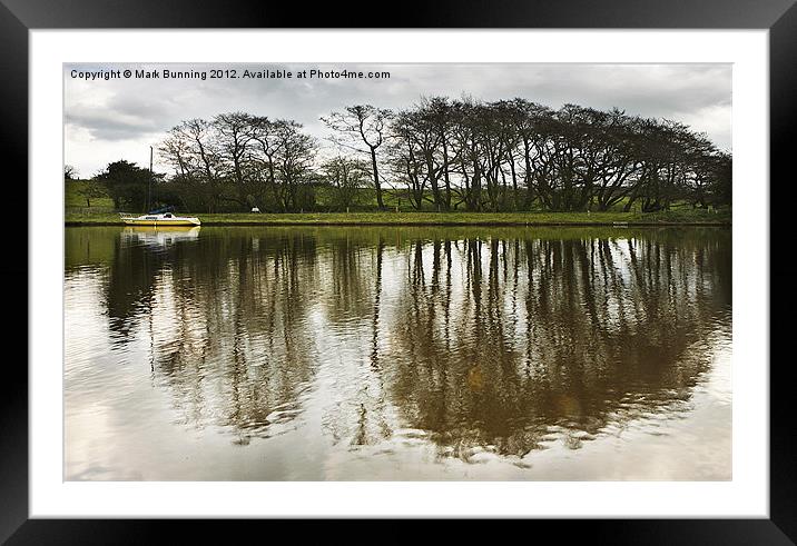 Waveney river Framed Mounted Print by Mark Bunning