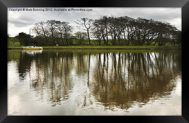 Waveney river Framed Print by Mark Bunning