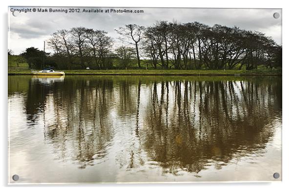 Waveney river Acrylic by Mark Bunning