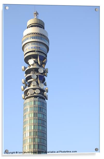 Telecom Tower Acrylic by Iain McGillivray