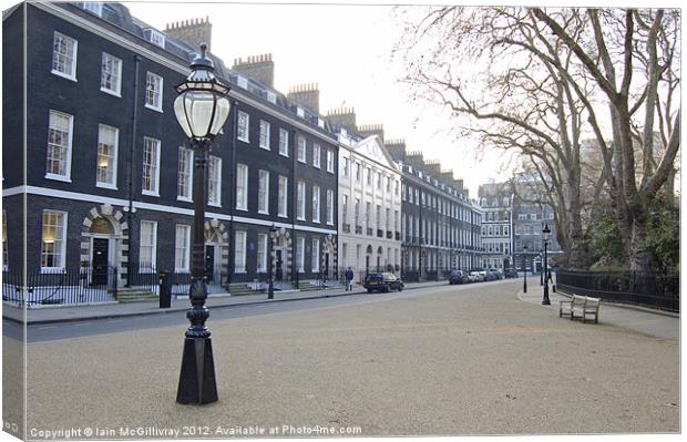 Bedford Square Canvas Print by Iain McGillivray