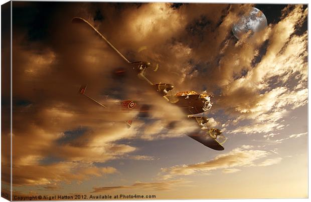 Out of the Clouds Canvas Print by Nigel Hatton