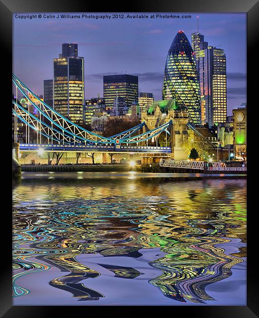 Reflections - The City Of London Framed Print by Colin Williams Photography