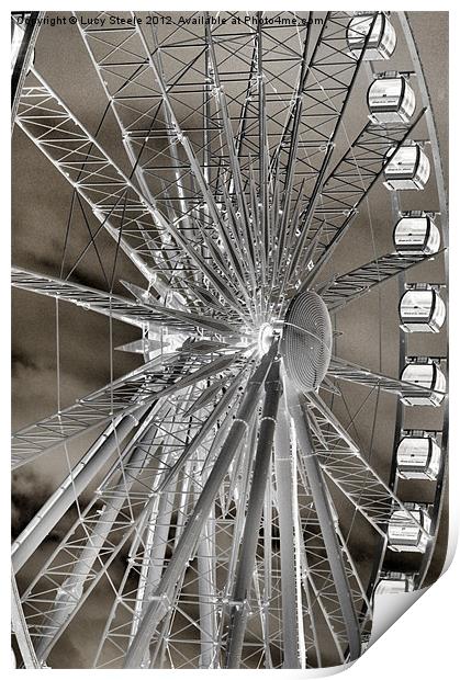 The Brighton Eye Print by Lucy Steele