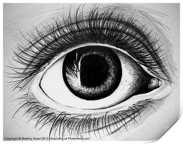 All Seeing Eye Print by Westley Grant
