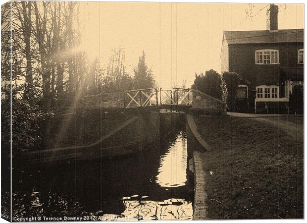 The lock-keepers cottage Canvas Print by Terence Downey