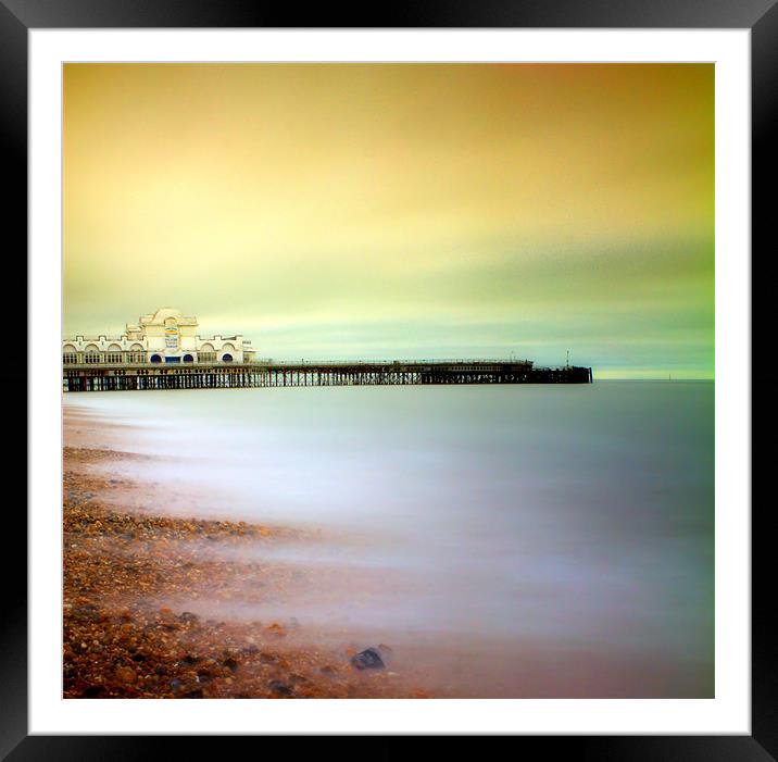 Southsea Pier Framed Mounted Print by Chris Manfield