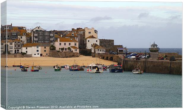 The harbour Canvas Print by Steven Plowman