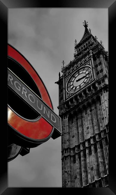 Westminster Clock Tower Framed Print by Phil Clements