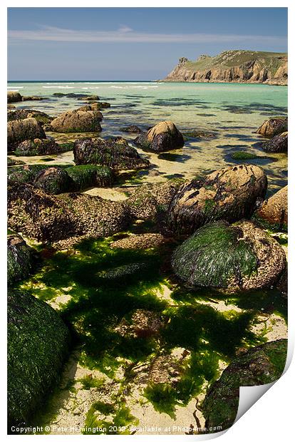 Nanjizal Beach - Cornwall Print by Pete Hemington