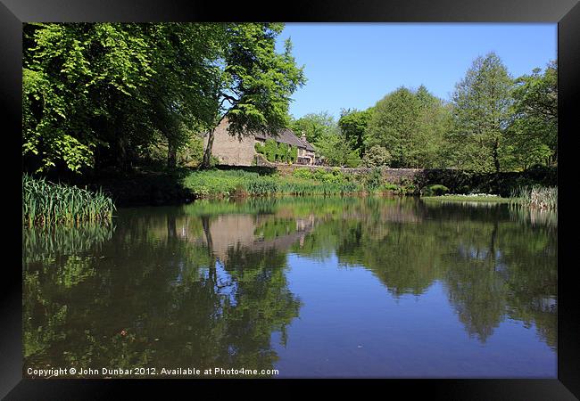 The Lower Pond Lumsdale Framed Print by John Dunbar