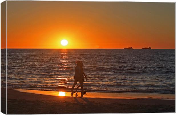 Western Australia Sunset Canvas Print by Gillian Oprey