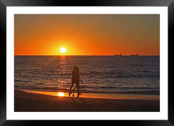 Western Australia Sunset Framed Mounted Print by Gillian Oprey