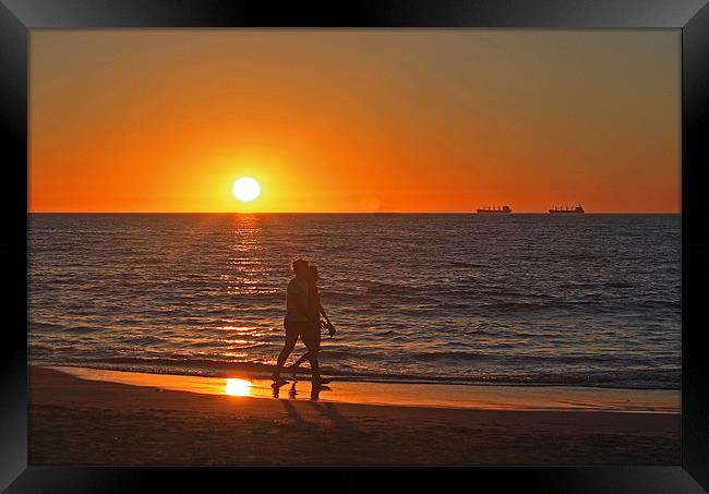 Western Australia Sunset Framed Print by Gillian Oprey