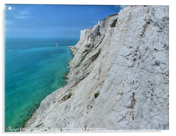 Beachy Head Sussex Acrylic by Colin Williams Photography