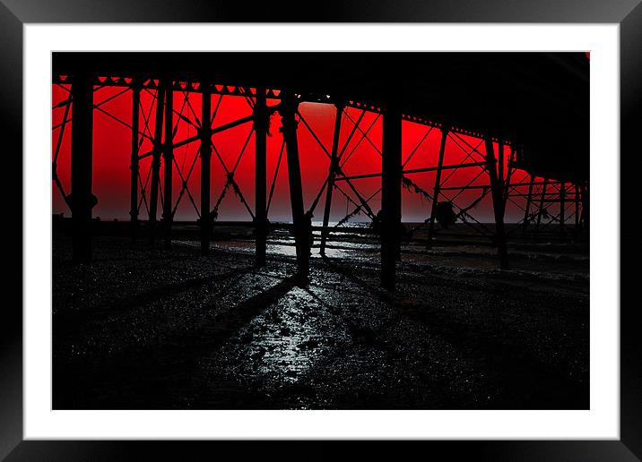 Red Sky Framed Mounted Print by Matt Knight