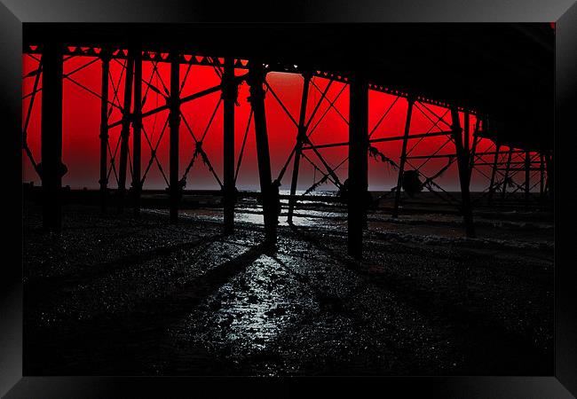 Red Sky Framed Print by Matt Knight