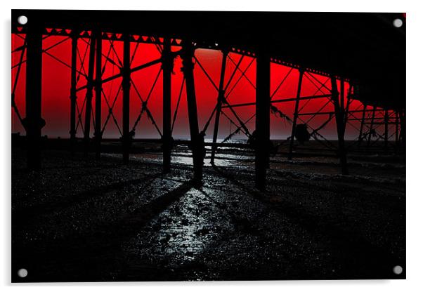 Red Sky Acrylic by Matt Knight