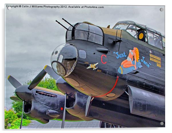Lancaster - Just Jane Acrylic by Colin Williams Photography