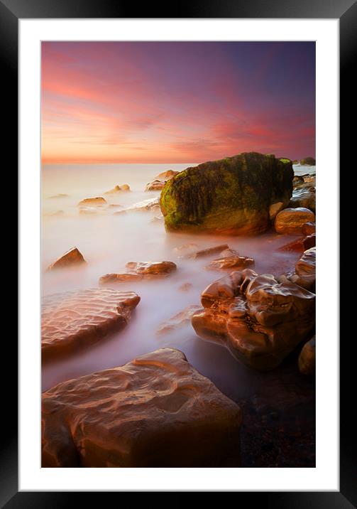 The Afterglow Framed Mounted Print by mark leader