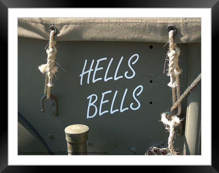 Hells Bells Framed Mounted Print by Robert Gipson