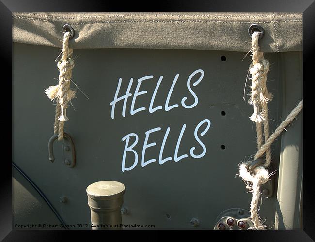 Hells Bells Framed Print by Robert Gipson
