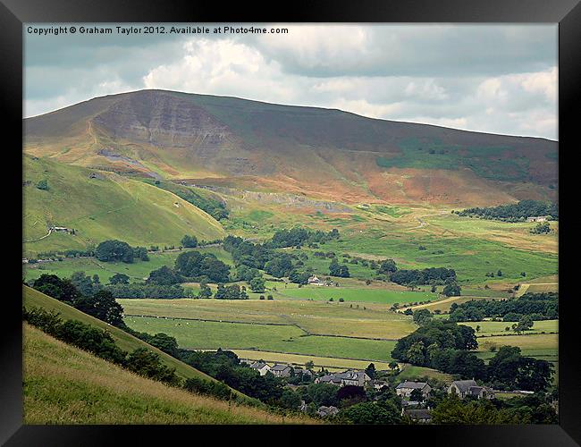 Majestic View of Rolling Hills Framed Print by Graham Taylor