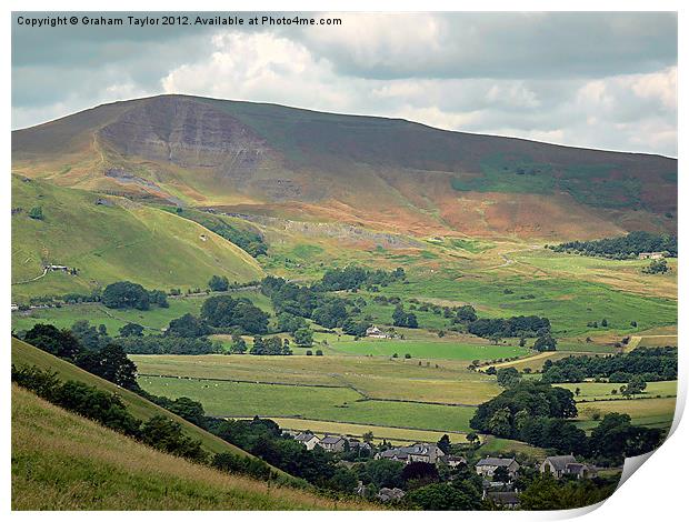 Majestic View of Rolling Hills Print by Graham Taylor