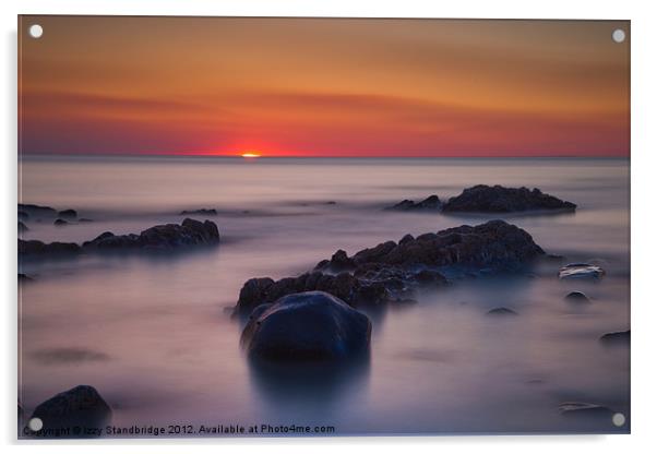 Sunset long exposure seascape Acrylic by Izzy Standbridge