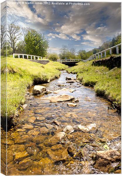 Babbling Brook Canvas Print by K7 Photography