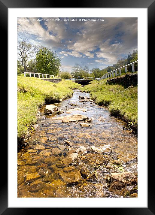 Babbling Brook Framed Mounted Print by K7 Photography