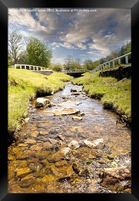 Babbling Brook Framed Print by K7 Photography