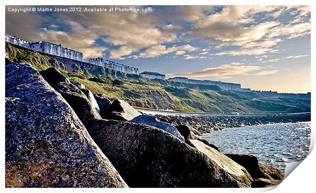 Marine Drive Scarborough Print by K7 Photography