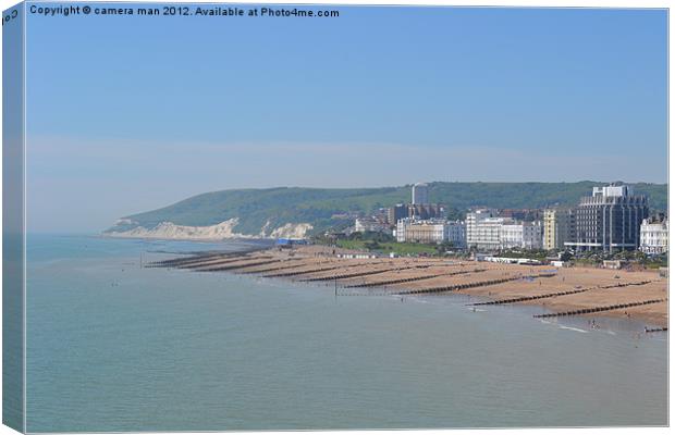 Eastbourne Seaside Canvas Print by camera man
