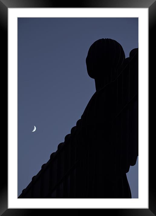 Angel Moon Framed Mounted Print by Northeast Images