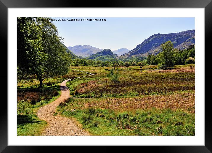 Into The Jaws Of Borrowdale Framed Mounted Print by Jason Connolly