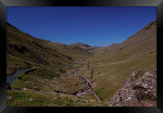 Wrynose Pass Framed Print by Roger Green