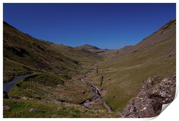 Wrynose Pass Print by Roger Green