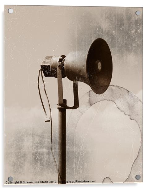 Can you hear me? Acrylic by Sharon Lisa Clarke