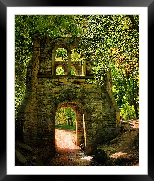 The Arch Framed Mounted Print by Irene Burdell