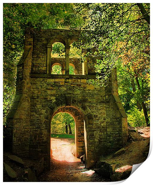 The Arch Print by Irene Burdell