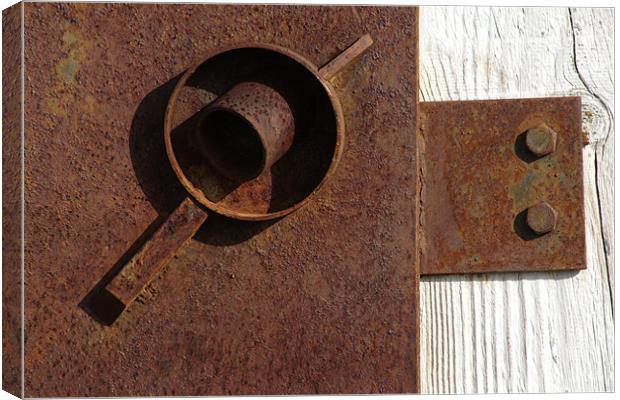 Rusted iron composition Canvas Print by Jose Manuel Espigares Garc