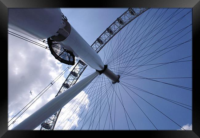 The London Eye Framed Print by Frank Goodall