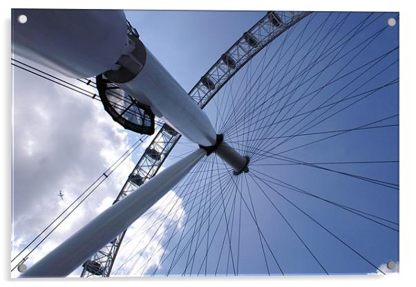 The London Eye Acrylic by Frank Goodall